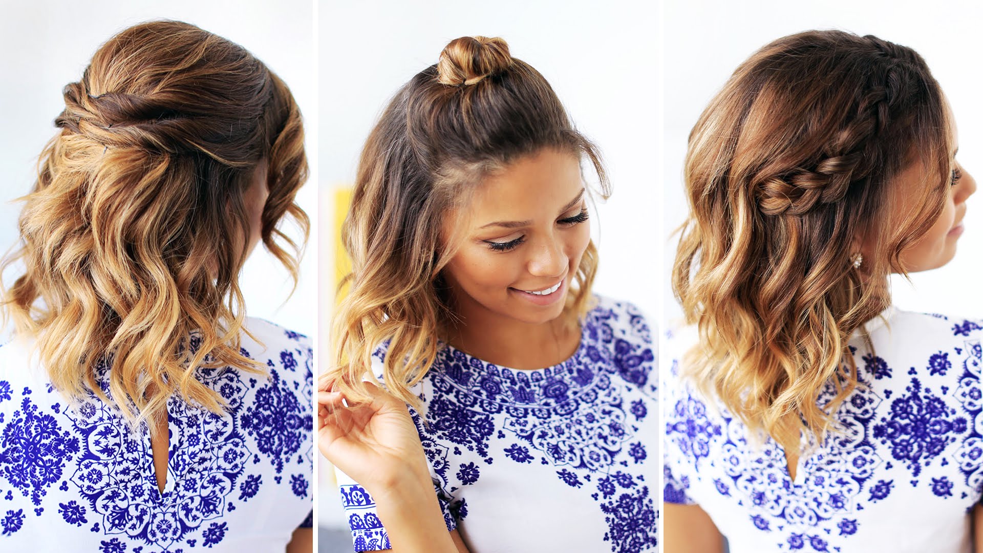 3 Easy Updos for Medium Hair to Do by Yourself